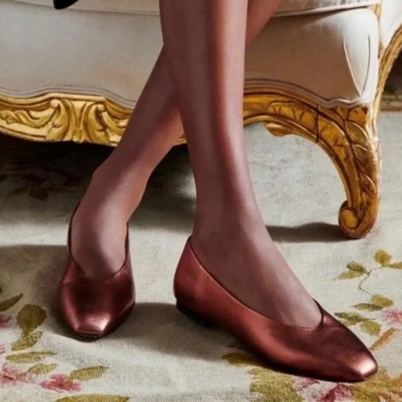 Birdies Shoes - *NEW* BIRDIES CRANE FLATS RARE COPPER METALLIC 8.5